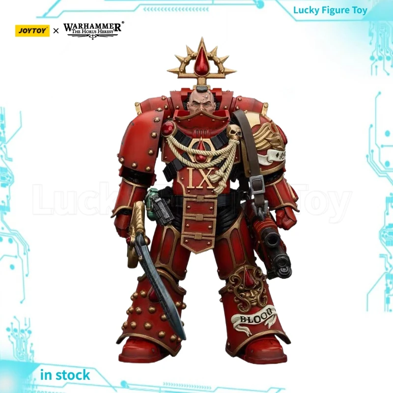 

【Original】JOYTOY 1/18 Action Figure Warhammer 40K Blood Angels Raldoron First Captain Anime Toys Collection