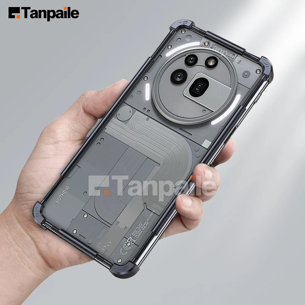 

Metal Bumper Case for Nothing Phone 3A Pro Case Shockproof Lock Frame for Nothing Phone 1 2 2A Plus
