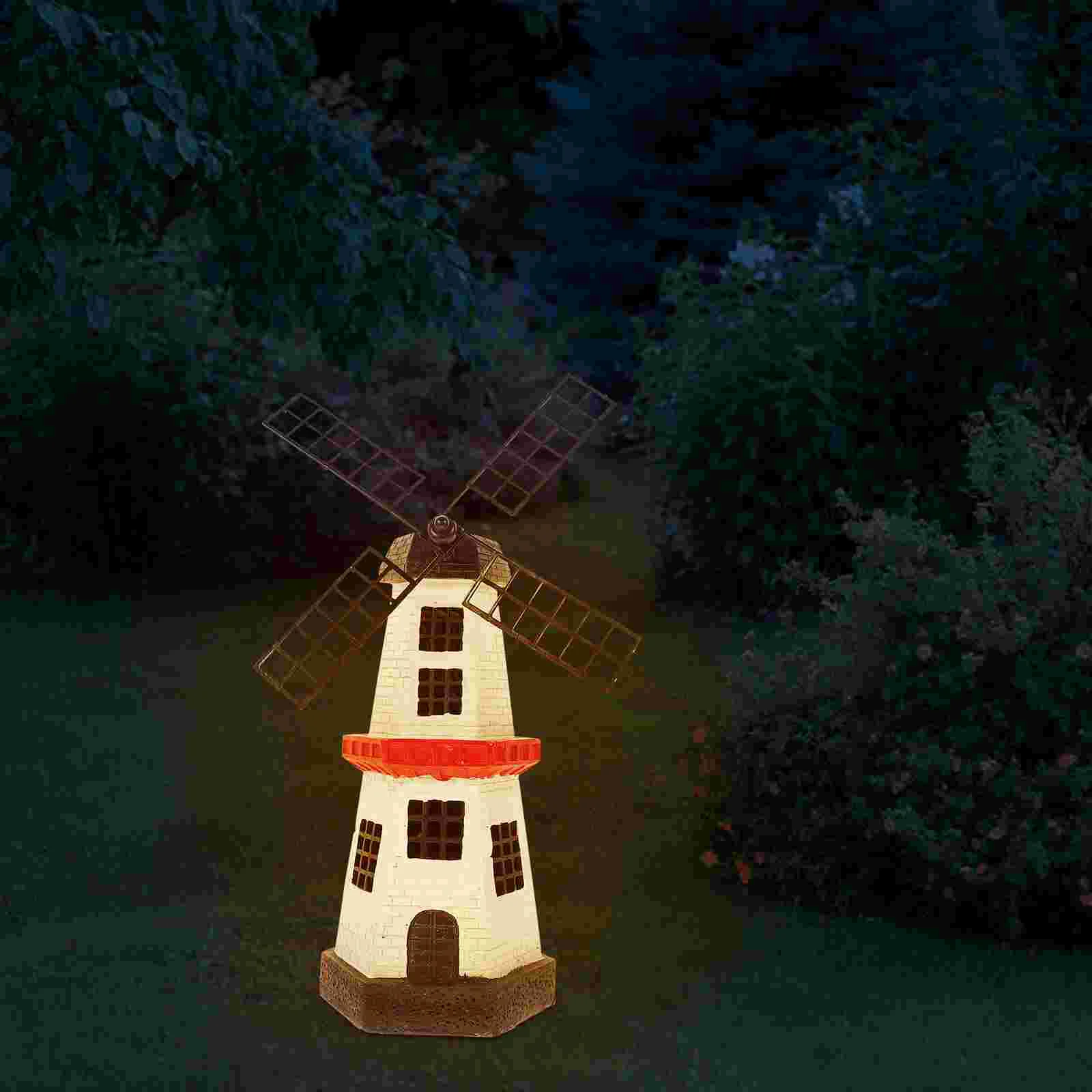 

Solar Windmill Light Garden for Home Decor Outdoor Waterproof Lights LED Decorate Decorative