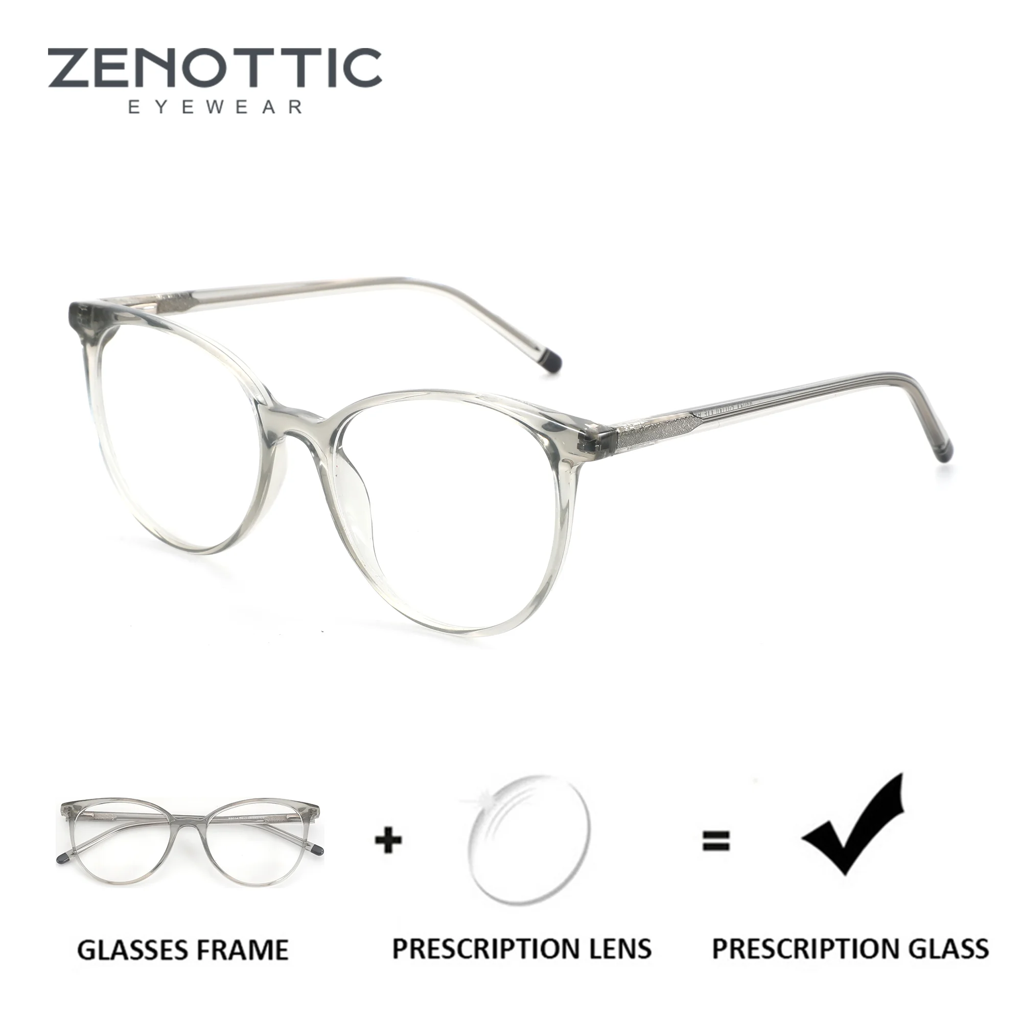 

Очки ZENOTTIC (размер L) квадратной формы по индивидуальному заказу для женщин и мужчин, оптические линзы для коррекции близорукости/фотохромные линзы с рецептурой