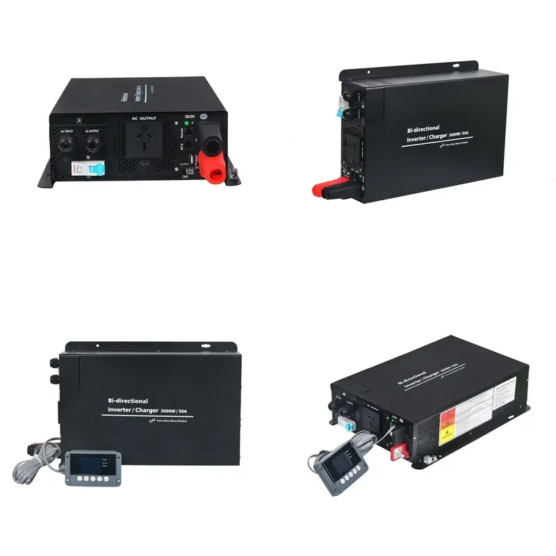 for Factory Hot Selling 24V to 230V UPS Inverter 3000W Peak Power 6000W Large Charging Current 50A with RCD Protection