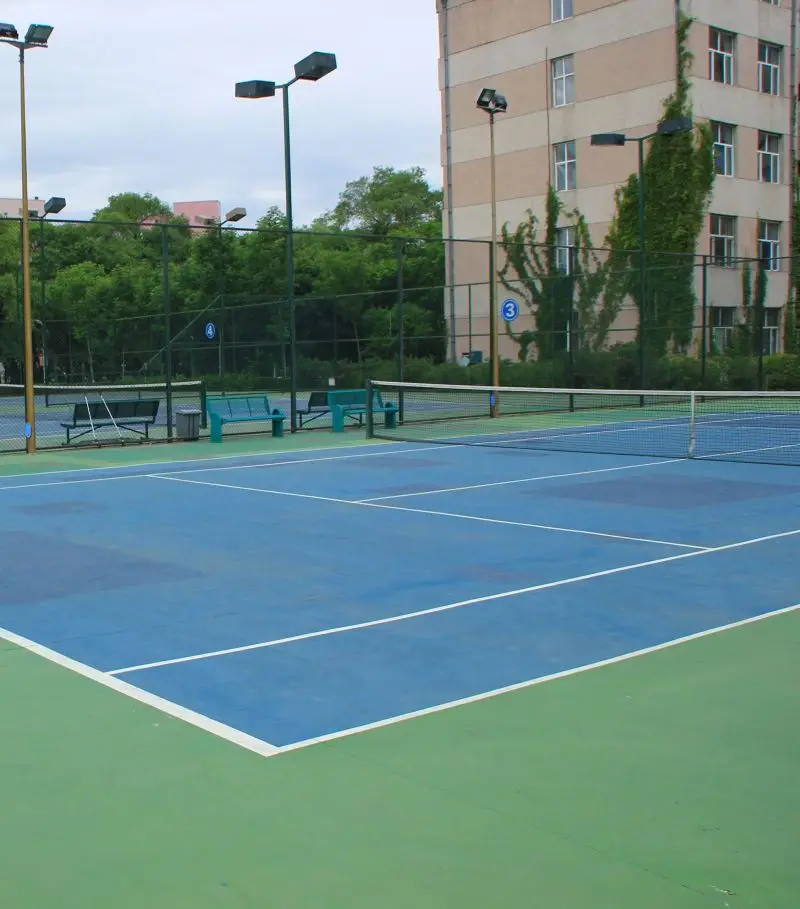 Tennis practice adjustable tennis net