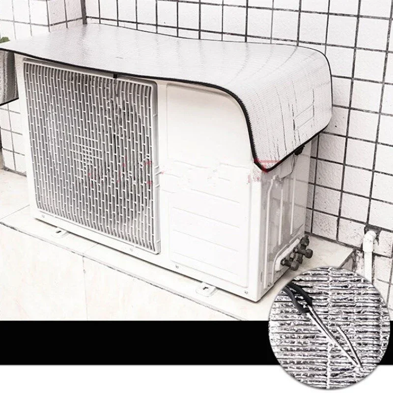 1PC Outdoor Rainproof Air Conditioning Cover Air Conditioner Waterproof Dust Cover Washing Anti-Dust Anti-Snow Cleaning Bag