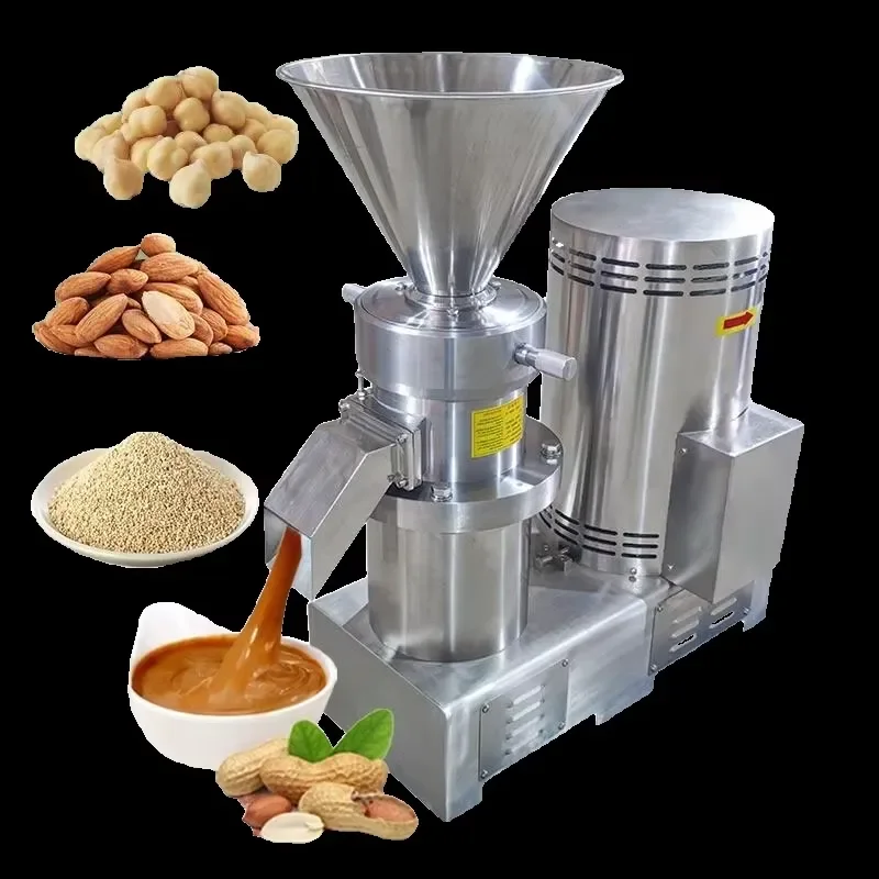 Pistachio Hazelnut Almond Cashew Sesame Paste Colloid Mill Peanut Butter Making Machine for Nuts Fruits&vegetables Meat Paste