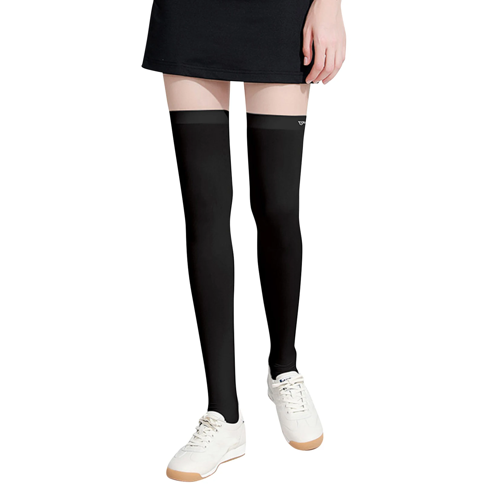 

Длинные чулки-рукава до бедра с защитой от солнца и УФ-излучения, охлаждающие, с открытым задником, для тенниса