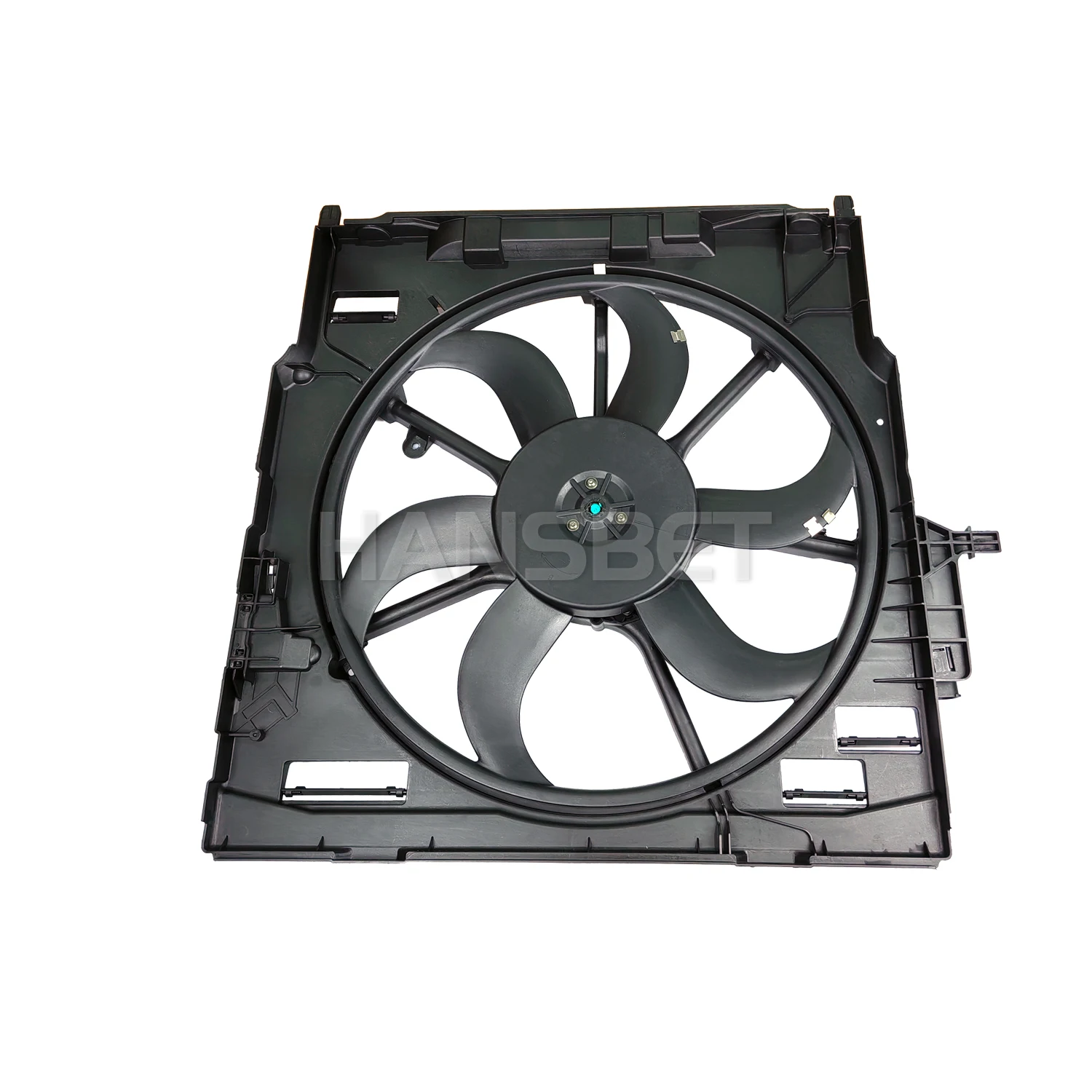 Radiator Cooling Fan Assembly 420W For BMW X5 E70 X6 E71 N54 N55 17427598739 17428618239 17427616102 HANSBET