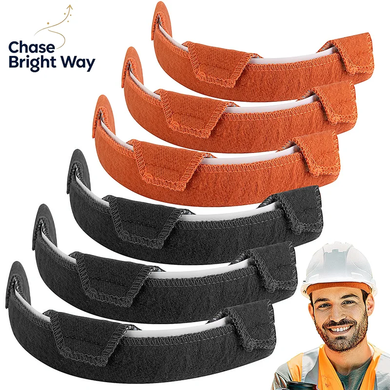 2pcs Helmet Sweatbands Hard Hat Welding Sweat Band Cushion Pad Helmet Comforter Headband For Summer