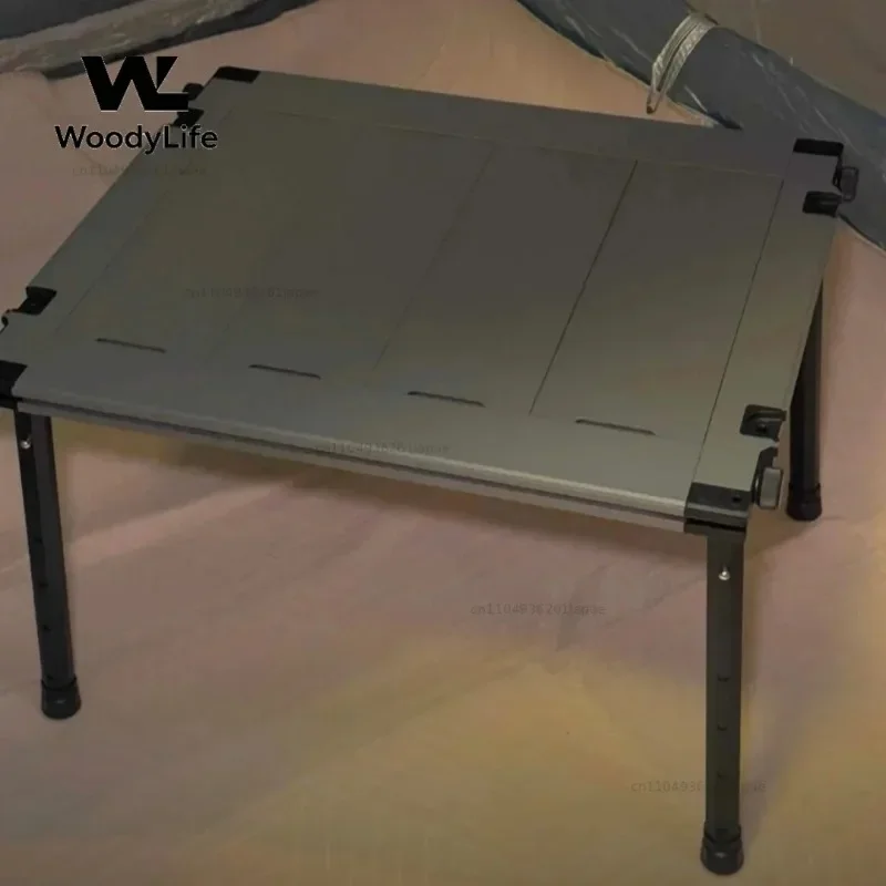 2 3 Unit IGT Table Outdoor Camping IGT Table Folding Picnic Adjustable Leg Detachable Desk Aluminum Alloy Portable Desk
