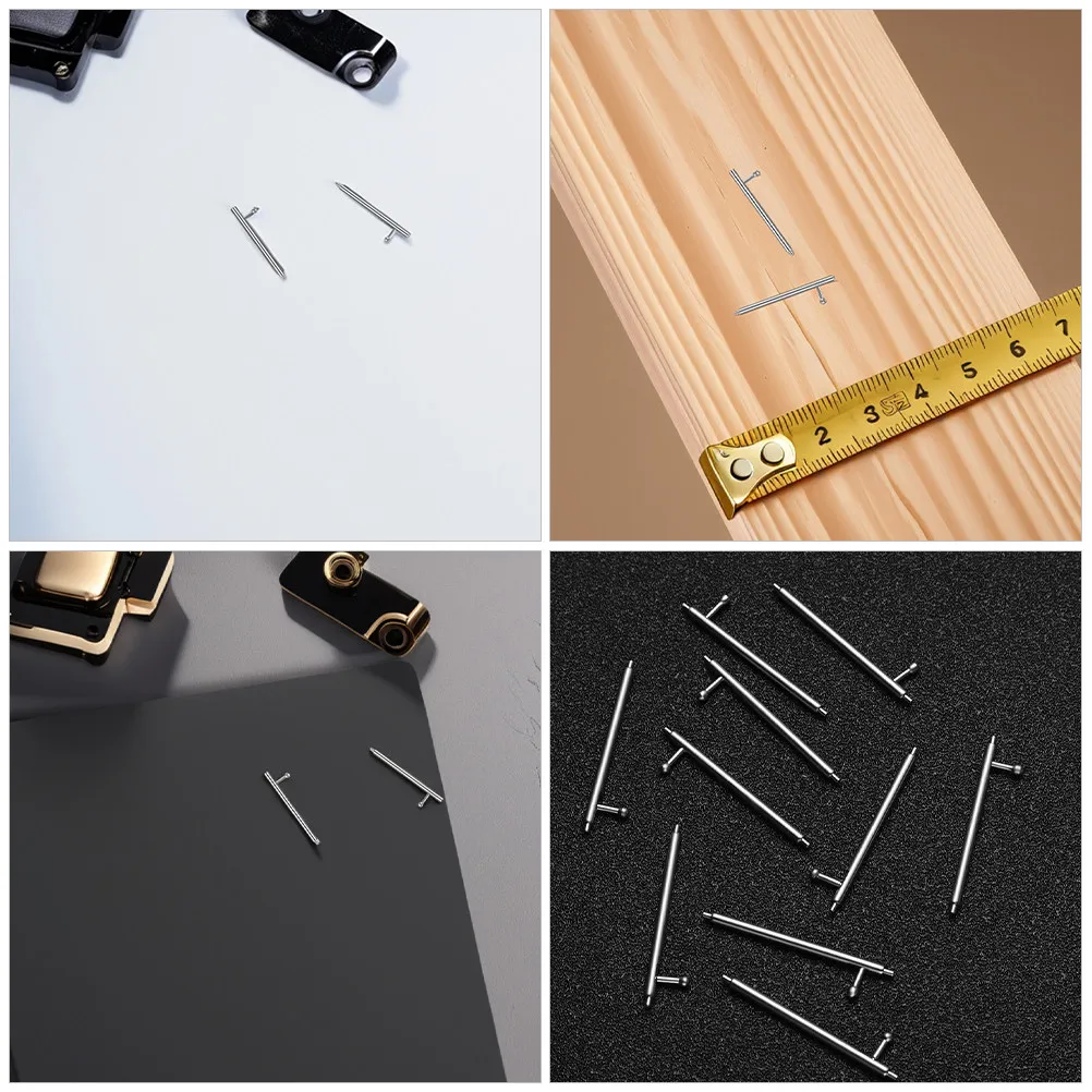 10Pcs Stainless Steel Watch Spring Bars Quick Release for Easy Strap Change – Compatible with Standard Grooved Watches