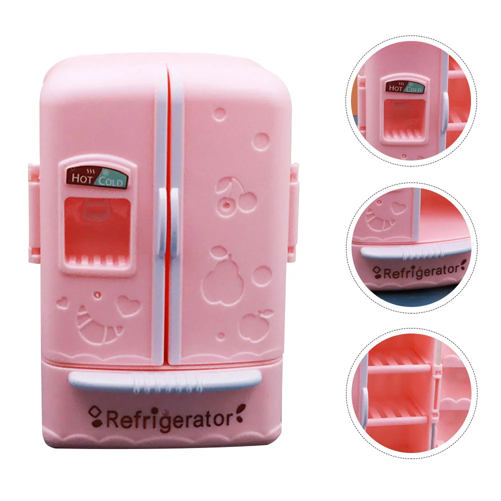 Simulated Refrigerator Toy Fridge Mini Toys Furniture Miniatures Kitchen Appliances