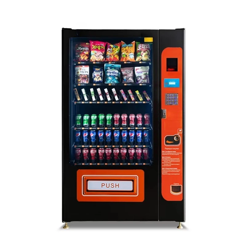 

Customized Vending Machine Snacks and Drinks & Combo Vending Machine