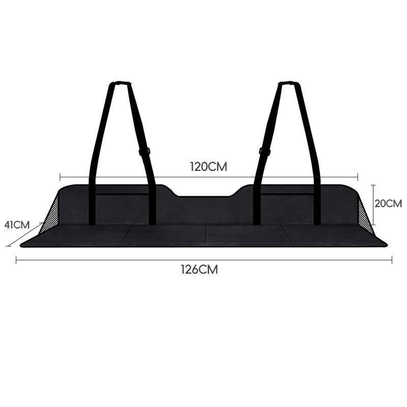 126cmX41cm Black