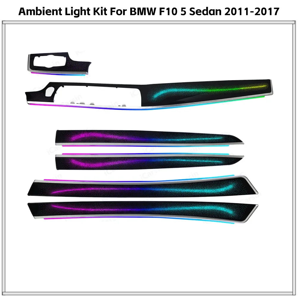 

APP Control Galaxy Dynamic Ambient Light for BMW F10 5 Series 2011-2017 Interior LED Lighting Upgrade Kit
