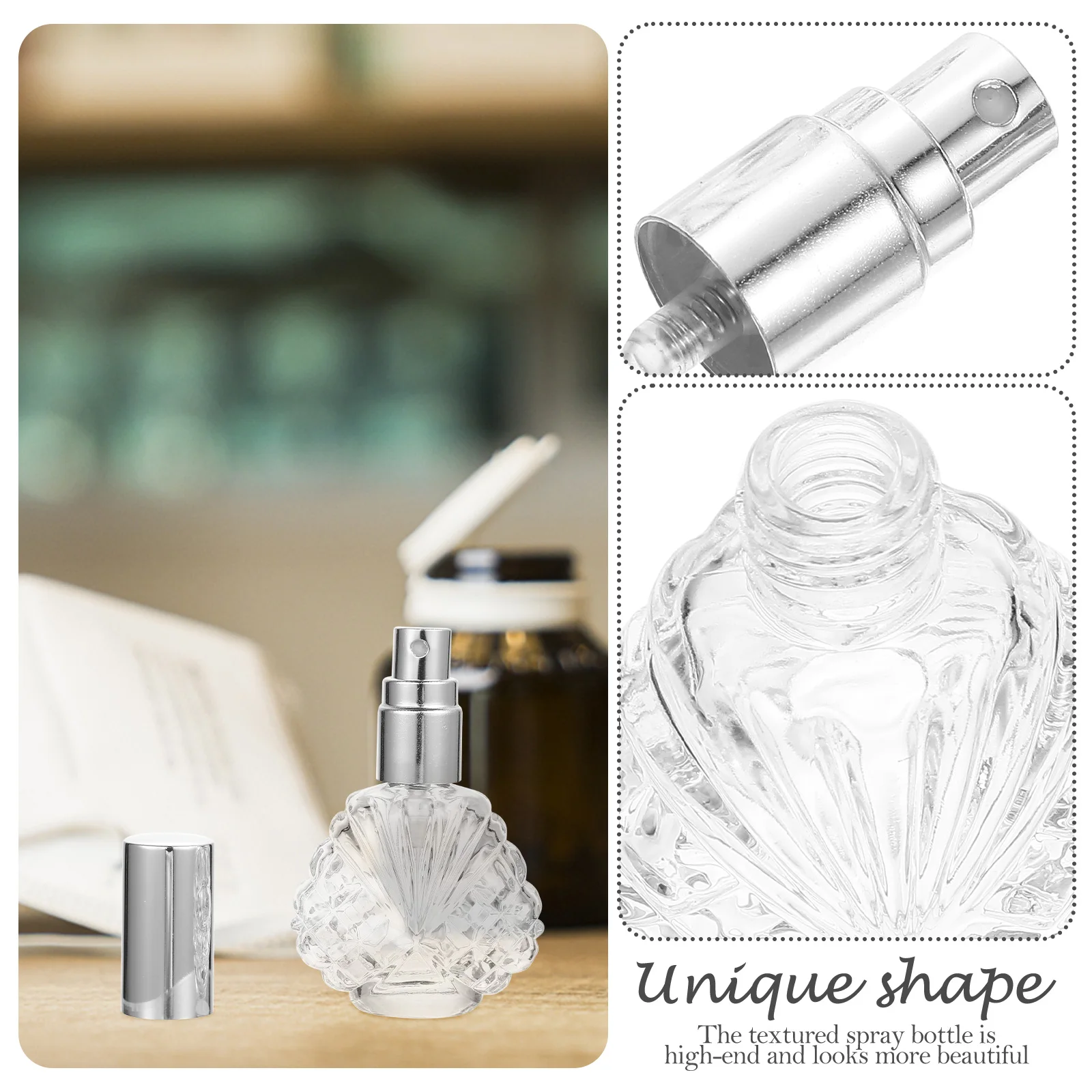 

12Pcs Portable Perfume Bottles Refillable Travel Spray Bottles Leak Proof Mini Essential Oil Dispensers Empty Perfume