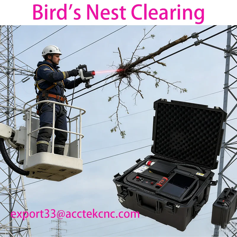 500w 1000W 2000w Factory Fiber Laser Obstacle Remover Laser Tree Cutting Device for Trees Cleaning Machine Focused