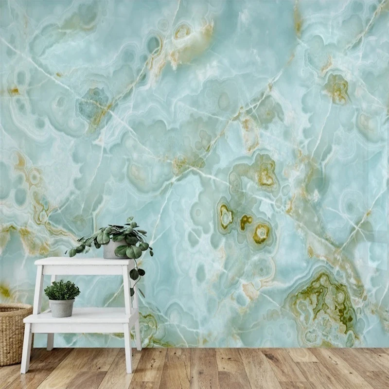 

MU8598 Modern European Luxury Wall paper Minimalist Colored Marble Art Mural for Living Room Bedroom Office Decor Background