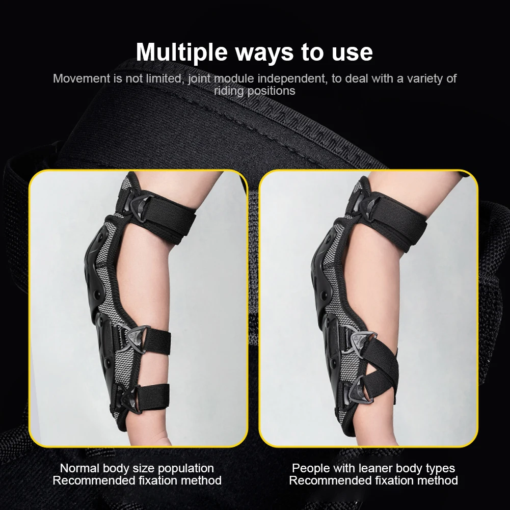 

Motocross Knee Pads Breathable Off-Road Knee Protector Motorbike Knee Guard Motorcycle Elbow Protector for MTB Riding Off-Road