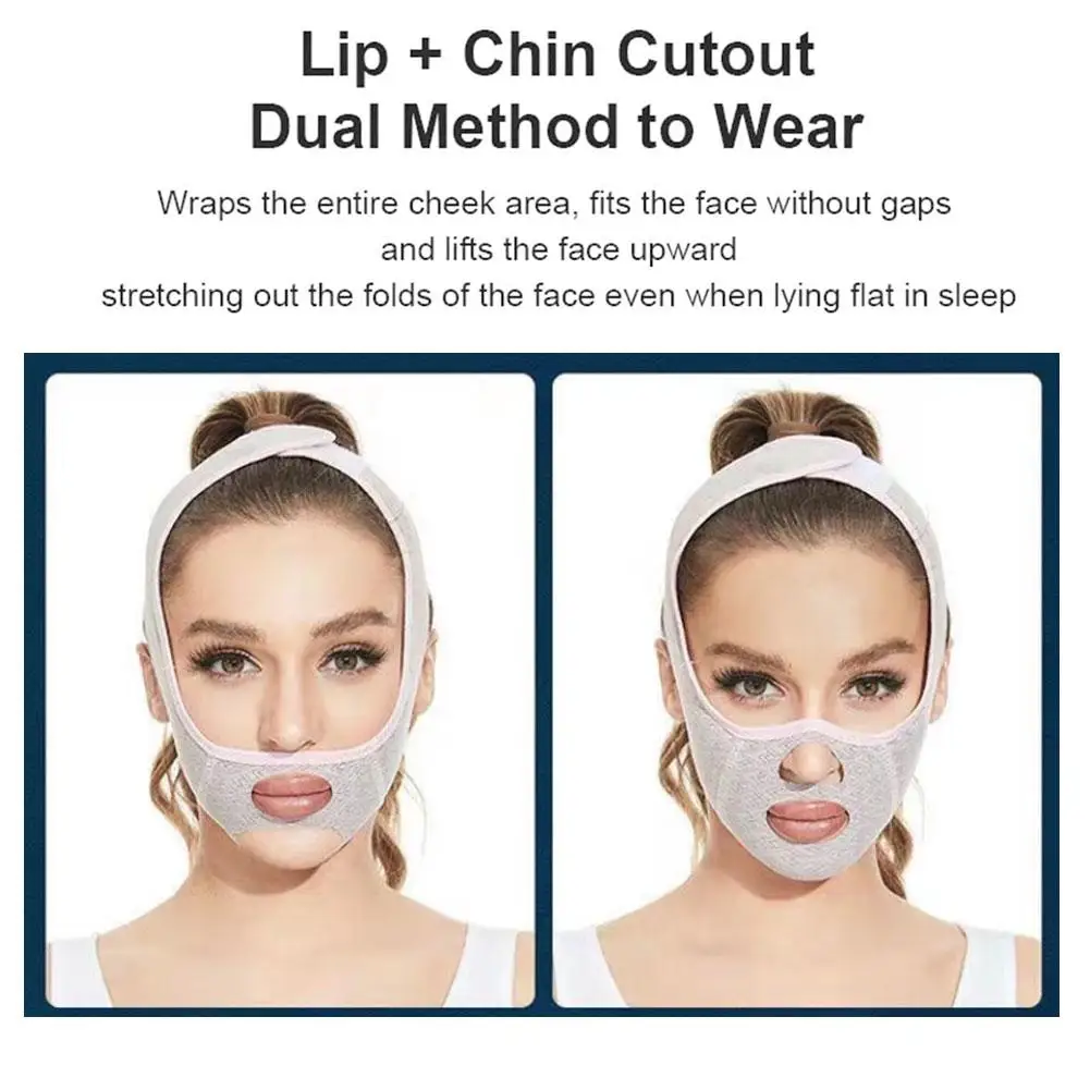 Reducer Beauty Chin Up Mask Face Sculpting Sleep Mask Belt Face V Line Slimming Shaping Masks Lifting Strap Facial Face B7P5