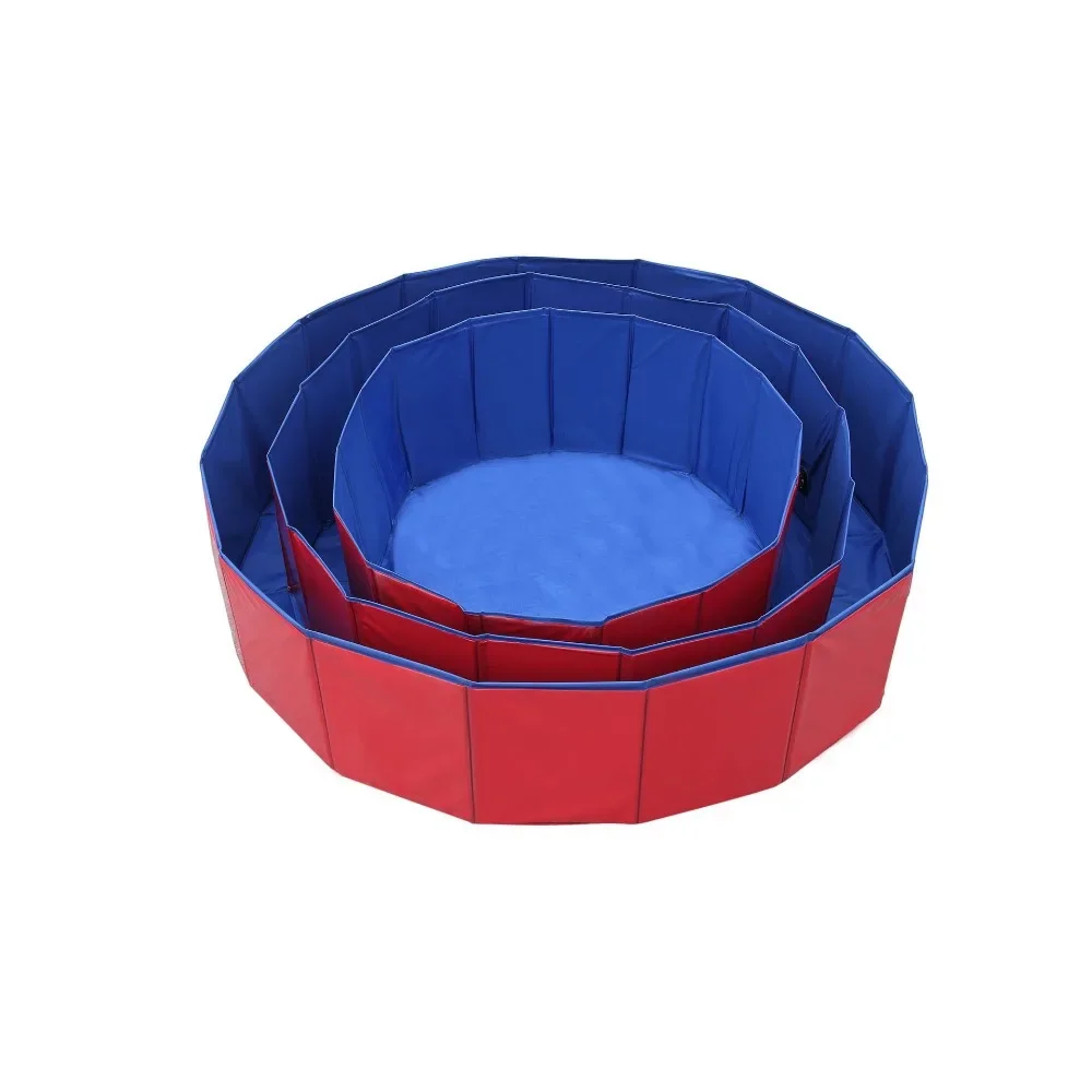 1 Pc Large/small Dog Mobile Folding Pool Piscina Swimming Pool Cat Sand Pool Cleaning Supplies Baseny Pvc Pet Bath Basin