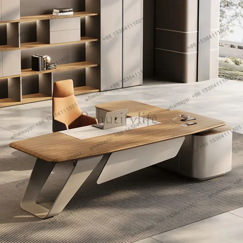 PG Design Aesthetic Office Desk Modern Computer Decoration Storage Luxury Office Desk Organizers Drawer Ufficio Home Furniture