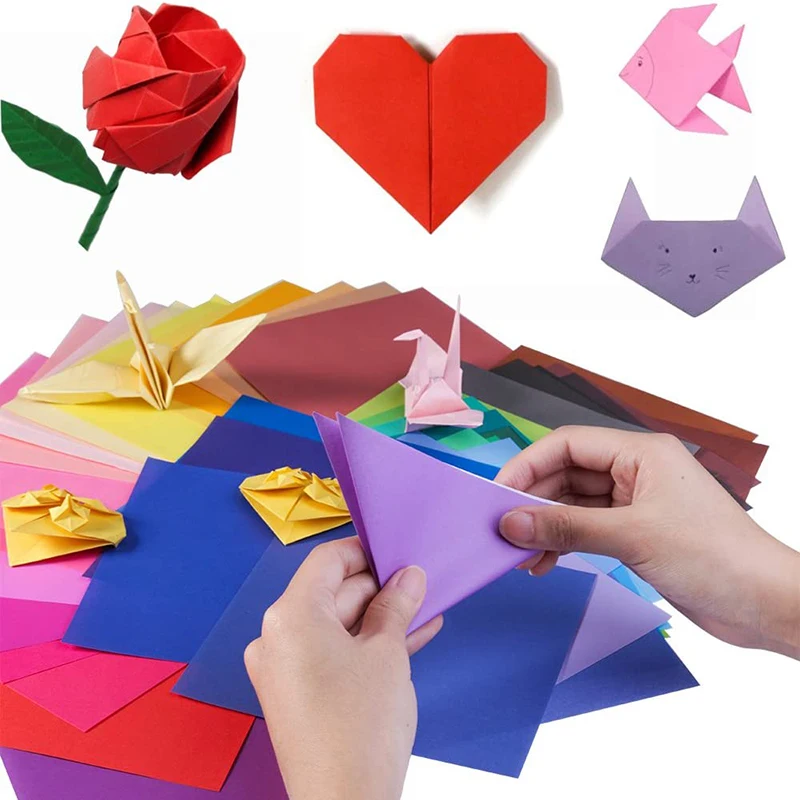 100 fogli di carta colorata A5, 6 fori perforati 20,5 x 15,59 cm, carta a righe e 100 bandiere