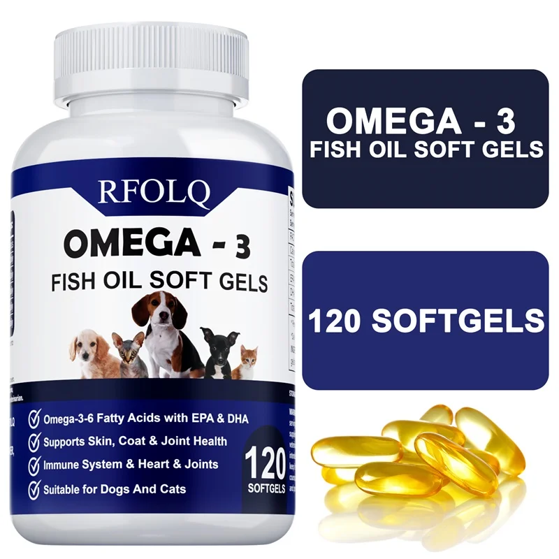 

Omega-3 для домашних животных — добавка для здоровья кожи и волос, повышение иммунитета и общего здоровья, поддерживающая блеск волос