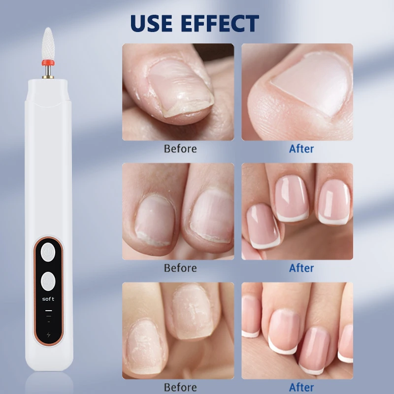 Professional Electric Nail Drill Machine Cordless Manicure Cutter For Nail Repair Designed Gel Removing For Salons Nail Tools
