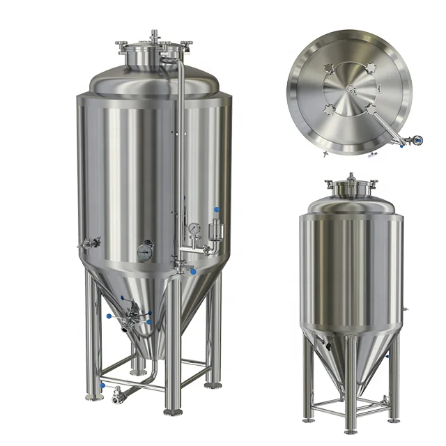 Unitank Fermenter 300L Conical  Fermentation tank 300L Micro Brewery Equipment Fermentation Machine Turnkey Solution SUS 304