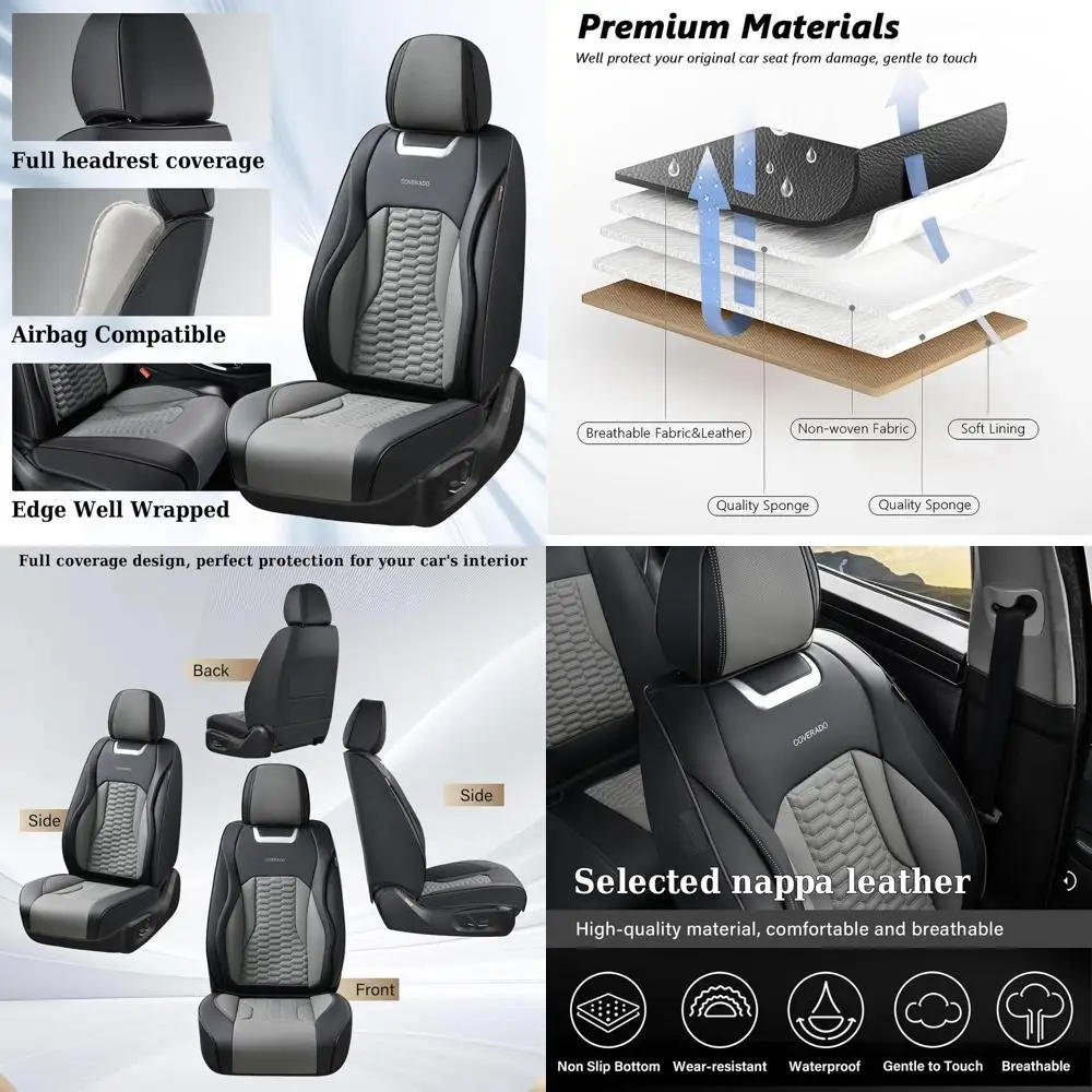 

Чехлы на автомобильные сиденья, роскошные кожаные чехлы на сиденья для автомобилей, автомобильные чехлы на автомобильные сиденья, универсальная защита для большинства седанов