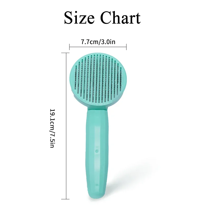 Cat Comb Dog Hair Removal Brush Cat Grooming Tool Dog Hair Shedding Trimmer Needle Comb Kitten Cat Hair Cleaning Dematting Brush