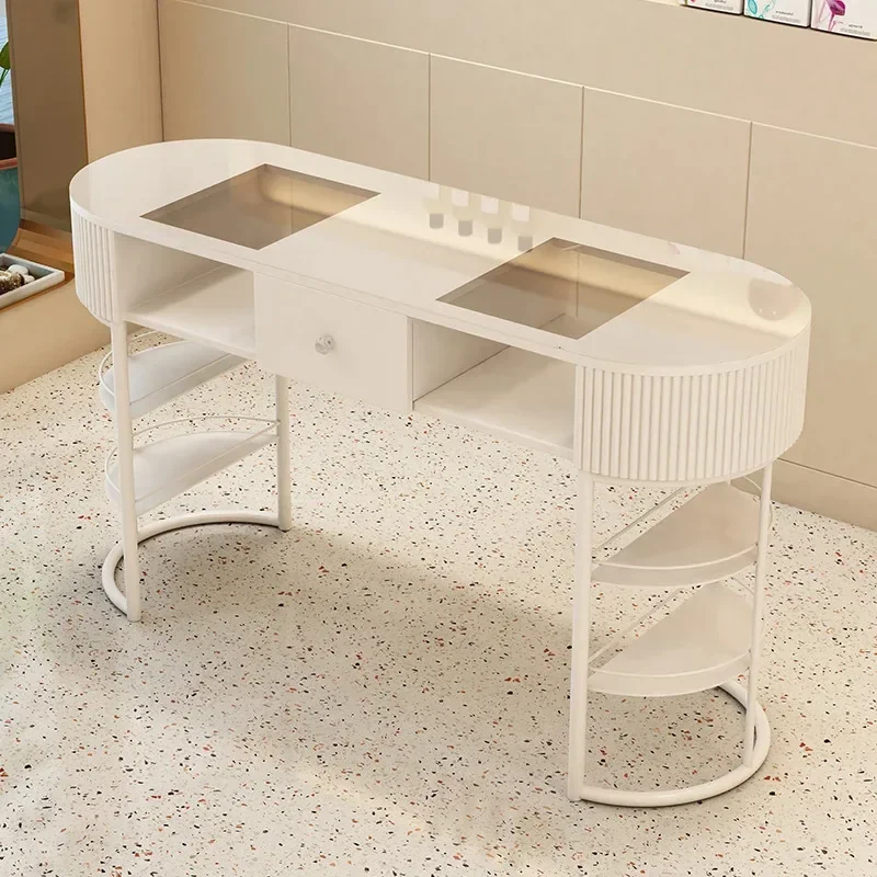 

Luxury Dressing Beauty Nail Tables Manicure Professional Drawer Nail Tables Living Room Mesa Manicura Tavola Unghie Pieghevole