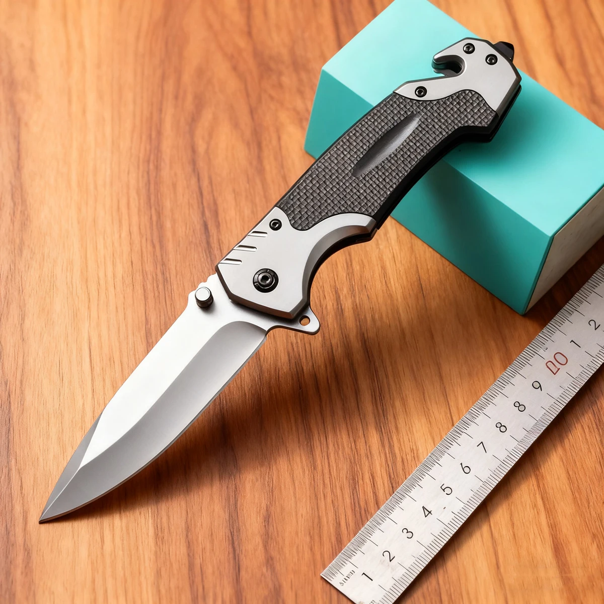 

Multi-Functional Sharp Folding Knife EDC Pocket Knife Fruit Knife for Wilderness Survival Camping Fishing Hunting