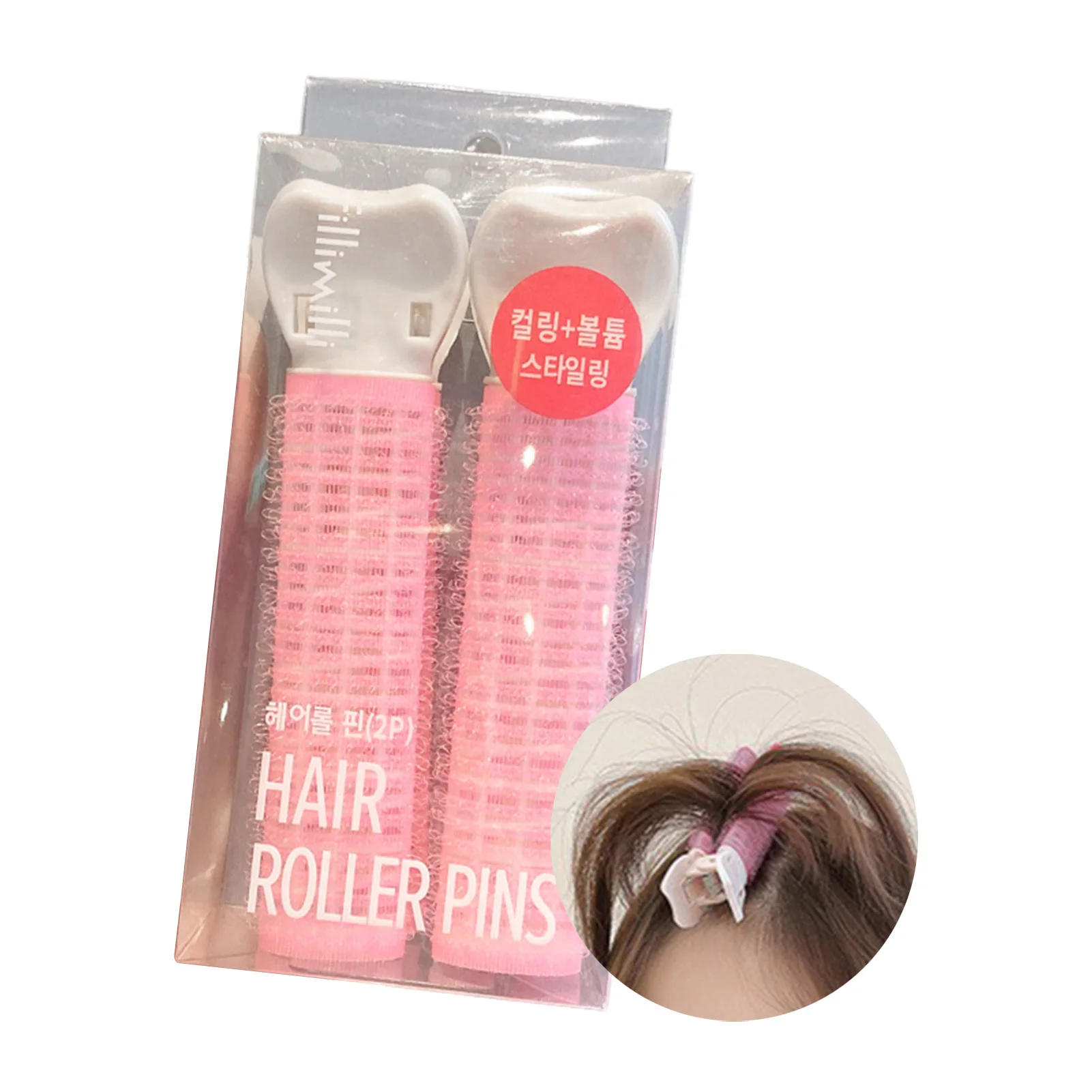 2 pièces pinces moelleuses naturelles paresseux cheveux haut style épingles à cheveux racine de cheveux bigoudis frange friser pinces à cheveux bigoudis outils Barrette