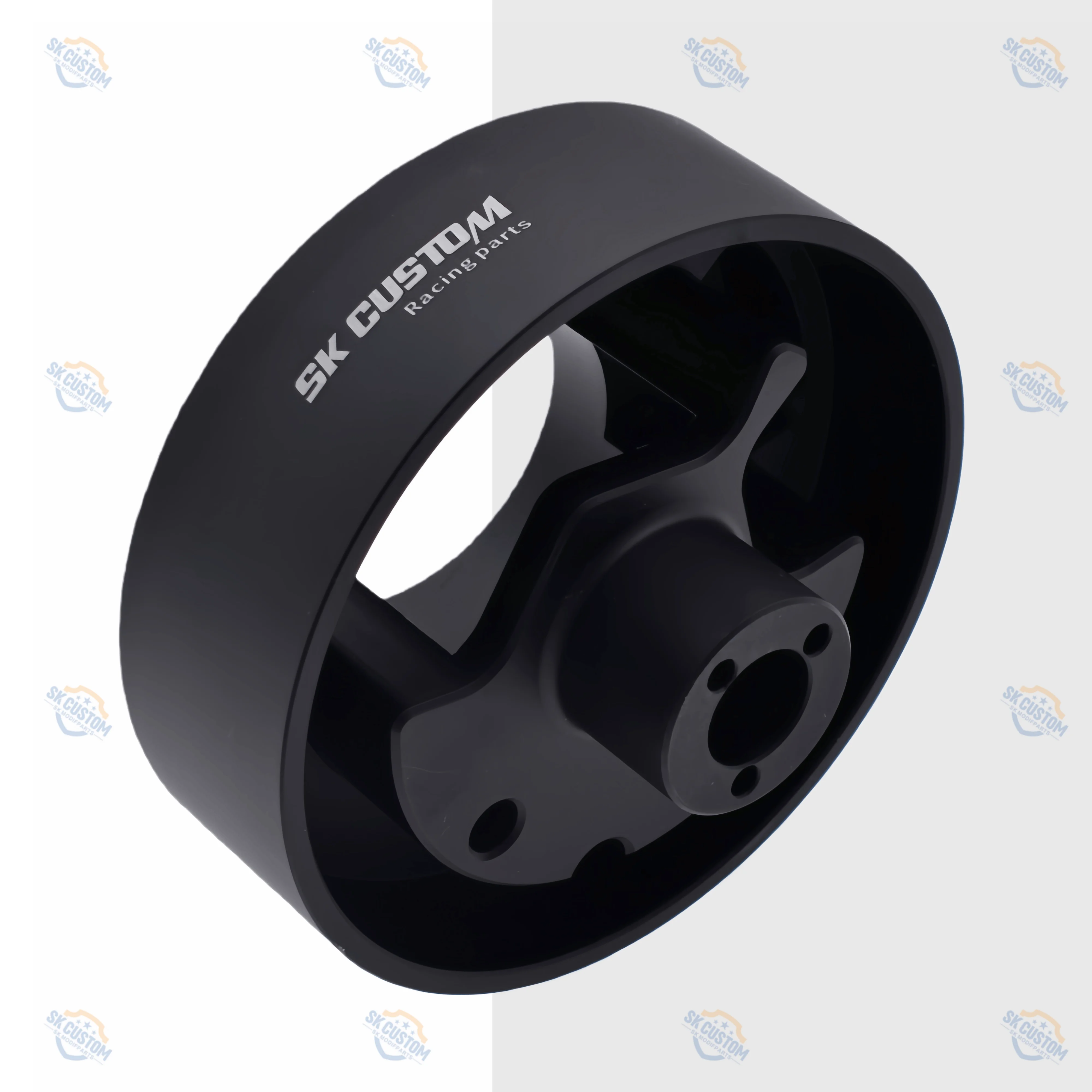 SK CUSTOM for Nissan GTR Forged Aluminum Alloy Steering Wheel Base Racing Modified Base Short Shaft Steering Wheel Adapter