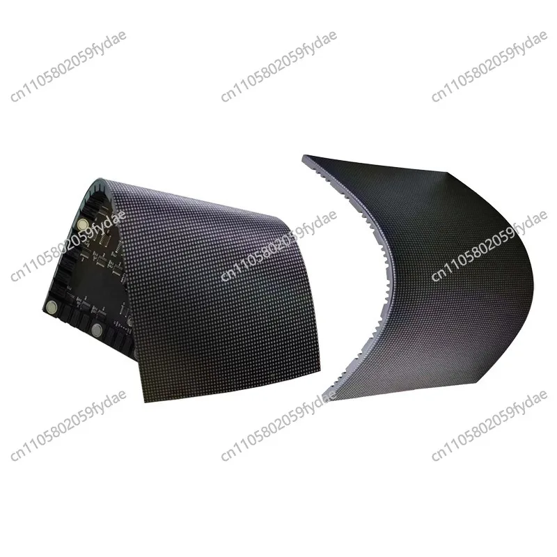 Soft screen outdoor waterproof indoor full color high definition creative ring arc bending