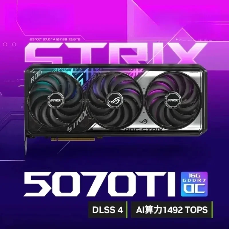 بطاقة رسومات الألعاب STRIX GeForce RTX 5070 Ti O16G