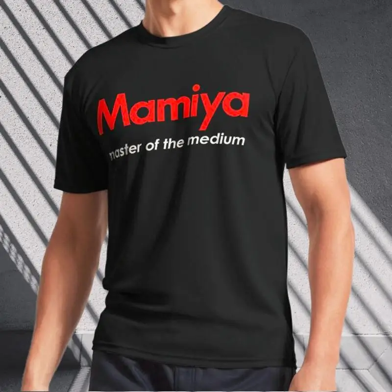Camiseta clásica con logo de fotografía de Mamiya, camiseta con Logo para hombre, talla divertida S a 5XL