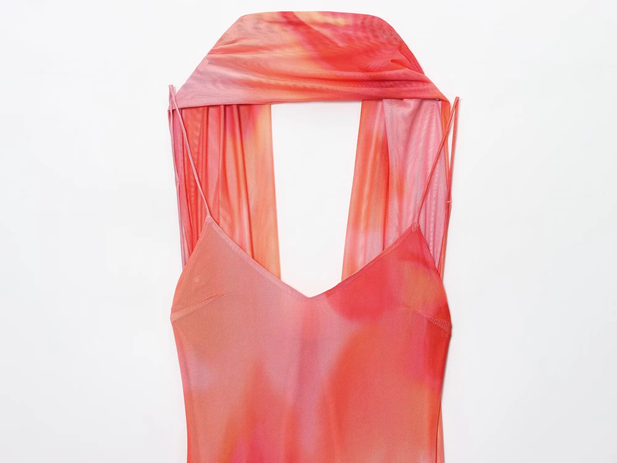 Women Summer Holiday V Neck Printed Long Scarf Sleeveless Slim Dresses Women Elegant Sexy Backless Party Dresses