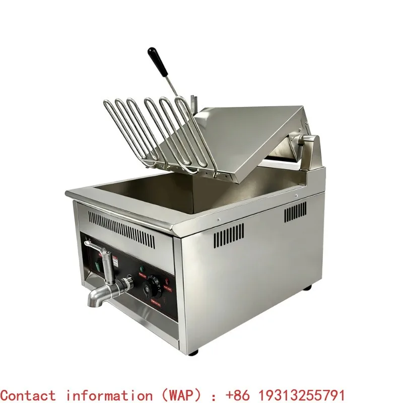 

Stainless Steel Electric Chicken Fryer 17L + 17L Commercial French Fries Potato Chips Fryer
