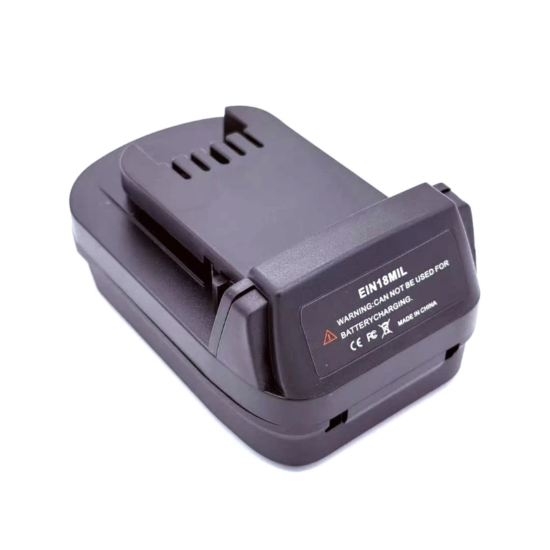 

Адаптер-переходник для аккумулятора EIN18MIL для литий-ионных аккумуляторов Ein 18 В, совместимый с литий-ионным аккумулятором Milwaukee 18 В, электроинструмент, дрель