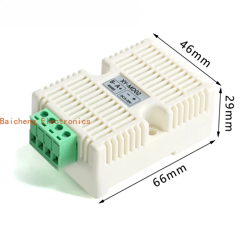 XY-MD02 Temperature and Humidity Transmitter Detection Sensor Module Modbus SHT40 Temperature Sensor RS485 Signal Analog