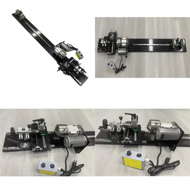 Professional Light Lathe New Condition Horizontal Shift Rail Repair Machine for Pool Cue Snooker Billiard Core Motor