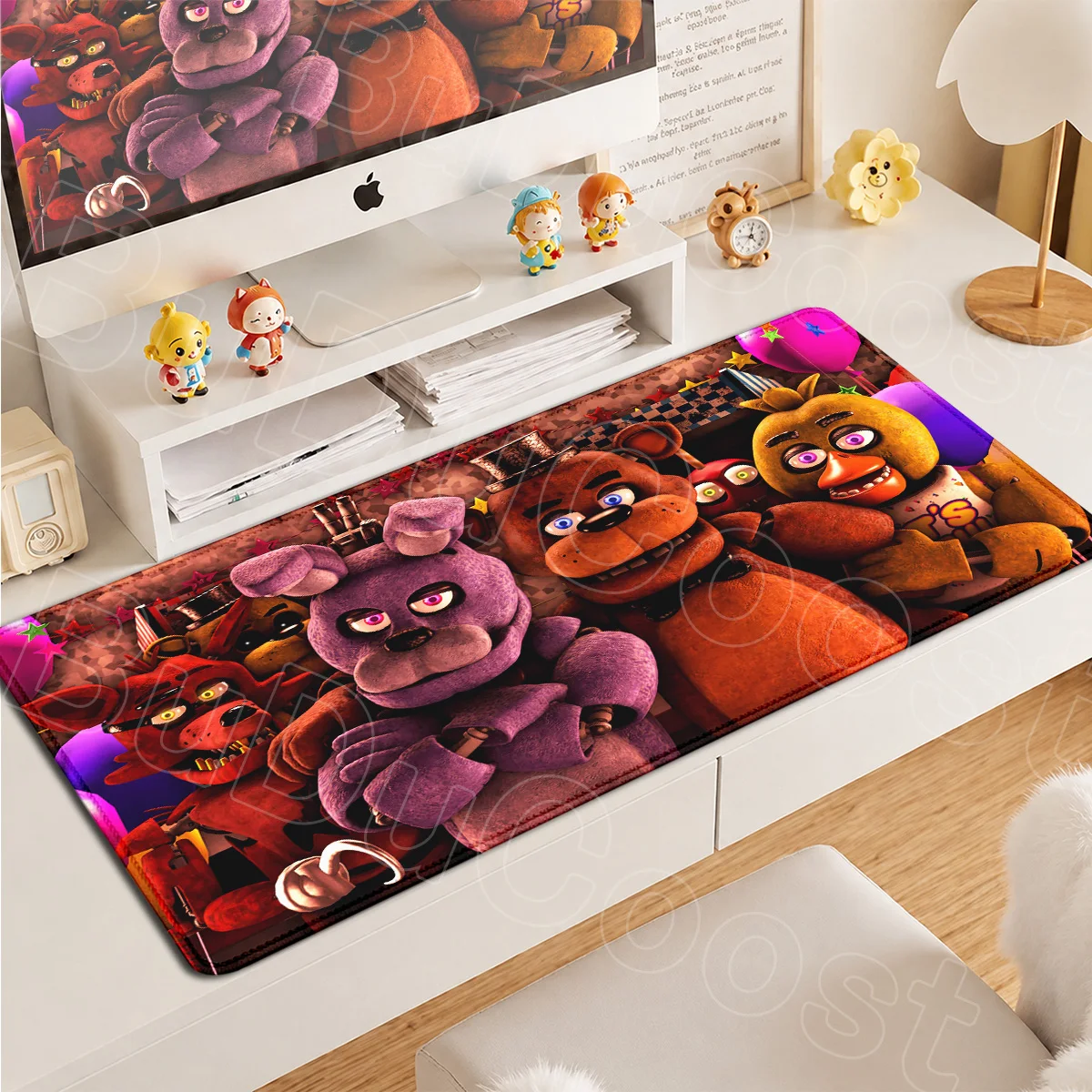 HD-Druck F-Five Nights at Freddys Anime Mauspad Großes Notebook-Unterlage Erweiterte Tastaturmatte Büro Gummi Gaming Speed Mauspad – Detail 14