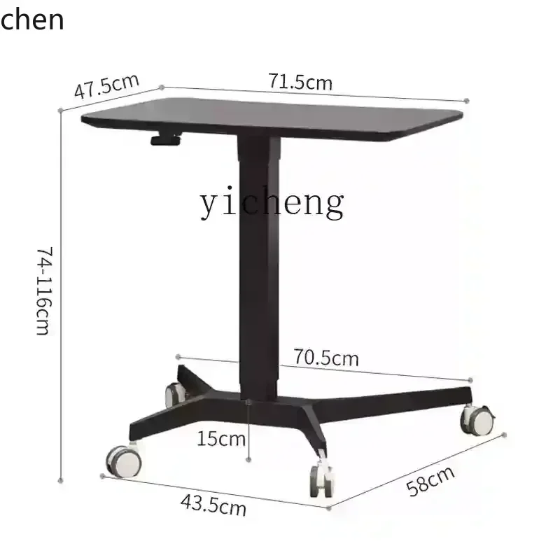 ZMLLecture Table  Lifting Mobile Standing Office Computer Desk Lecture Table Training Conference Lifting Table