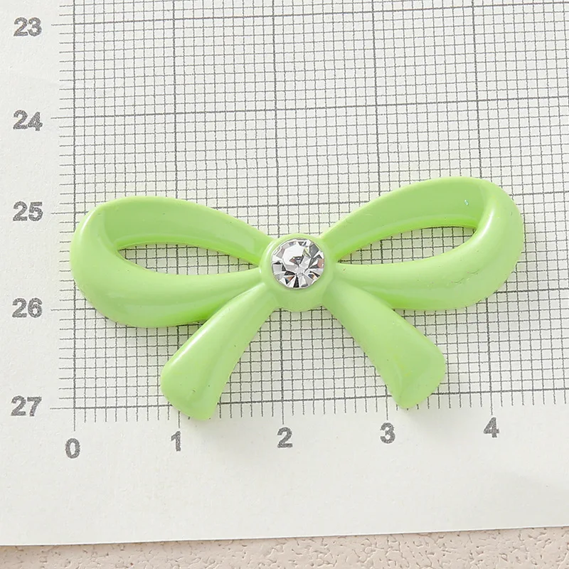 5pcs New Korean simple bright diamond bow jewelry accessories DIY mobile phone case hair accessories clothing bag accessories ma