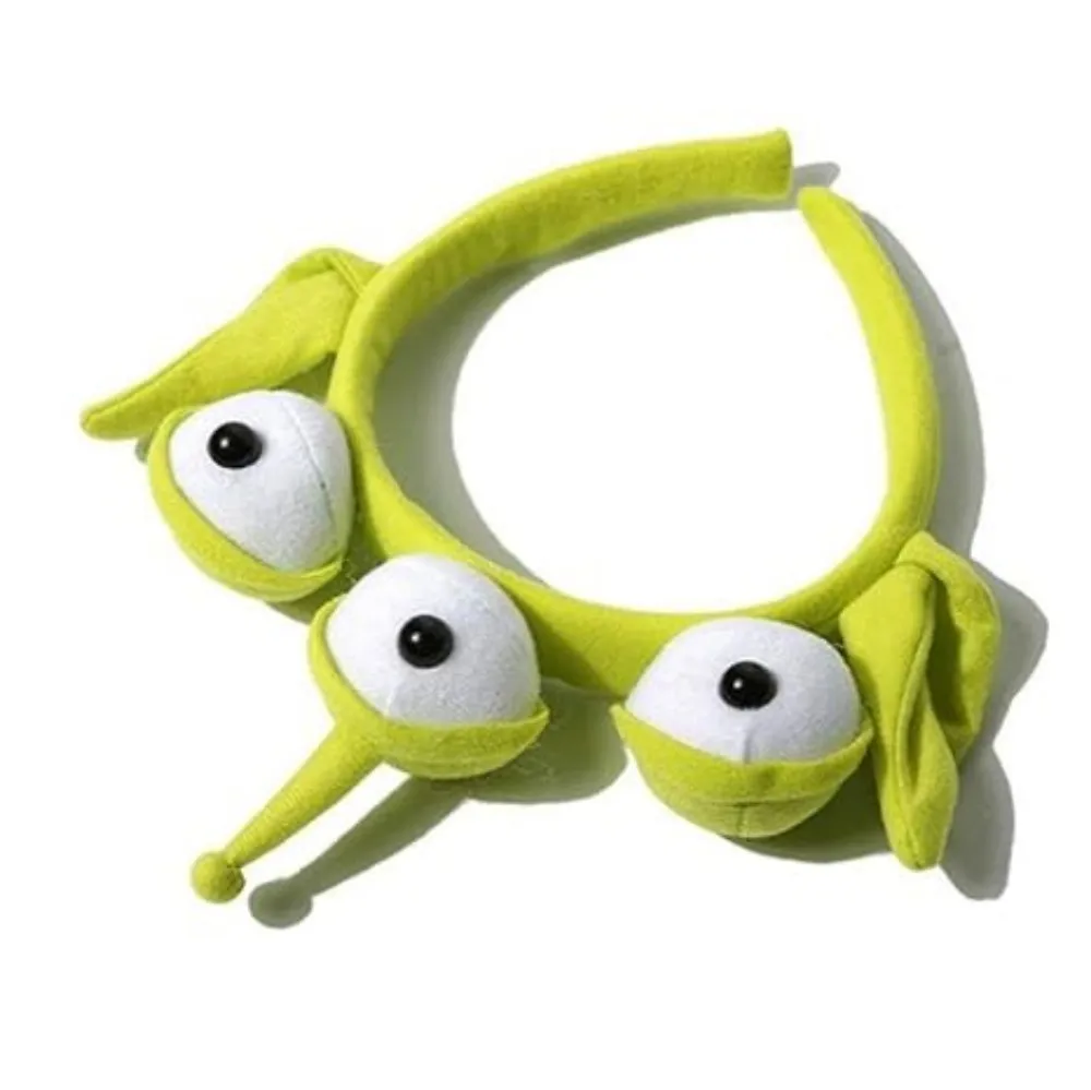 Alien hoofdband voor rekbare pluche haaraccessoires voor gezicht wassen douche schoonheid huidverzorging cosplay feestcadeau