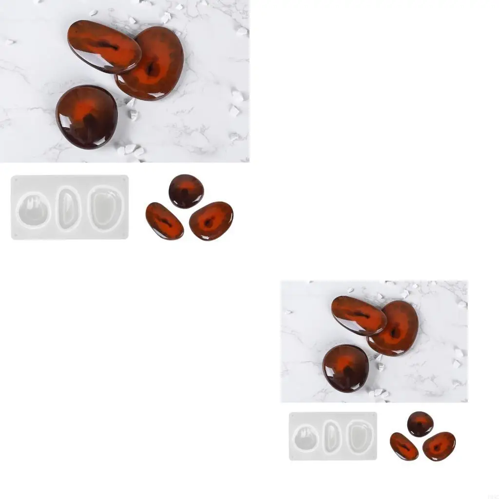 195C Geometric Stones Moulds Silicone Texture for Pendants and Earrings