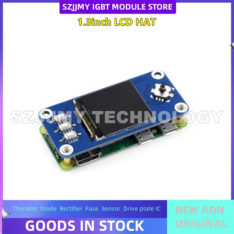 

НОВЫЙ ОРИГИНАЛ НА СКЛАДЕ Raspberry Pi 4B/3B+/Zero 1,3-дюймовый модуль дисплея IPS Плата расширения ST7789