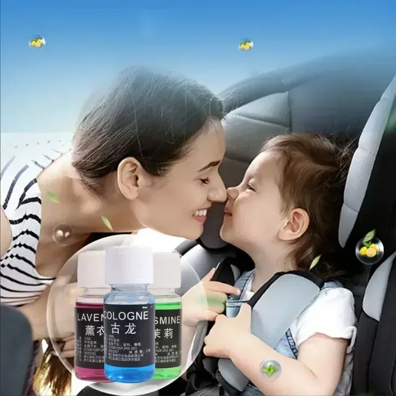 Car Perfume Supplement Liquid 70/30ml Pure Natural Plant Essential Oil Perfume Long-lasting Fragrance Car Interior Air Freshener