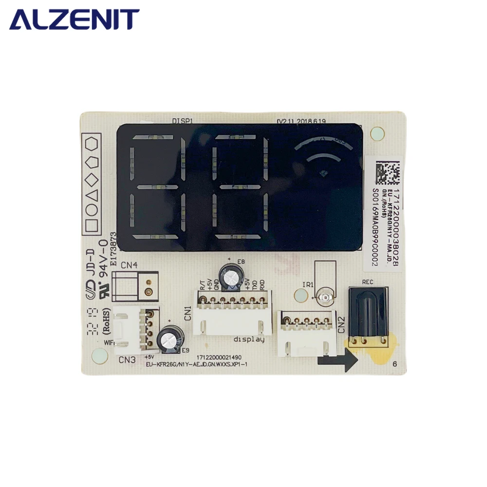 

New For Midea Air Conditioner Signal Receiving Display Board EU-KFR26G/N1Y-AE.JD.GN.WXXS.XP1-1 17122000021490 Conditioning PCB